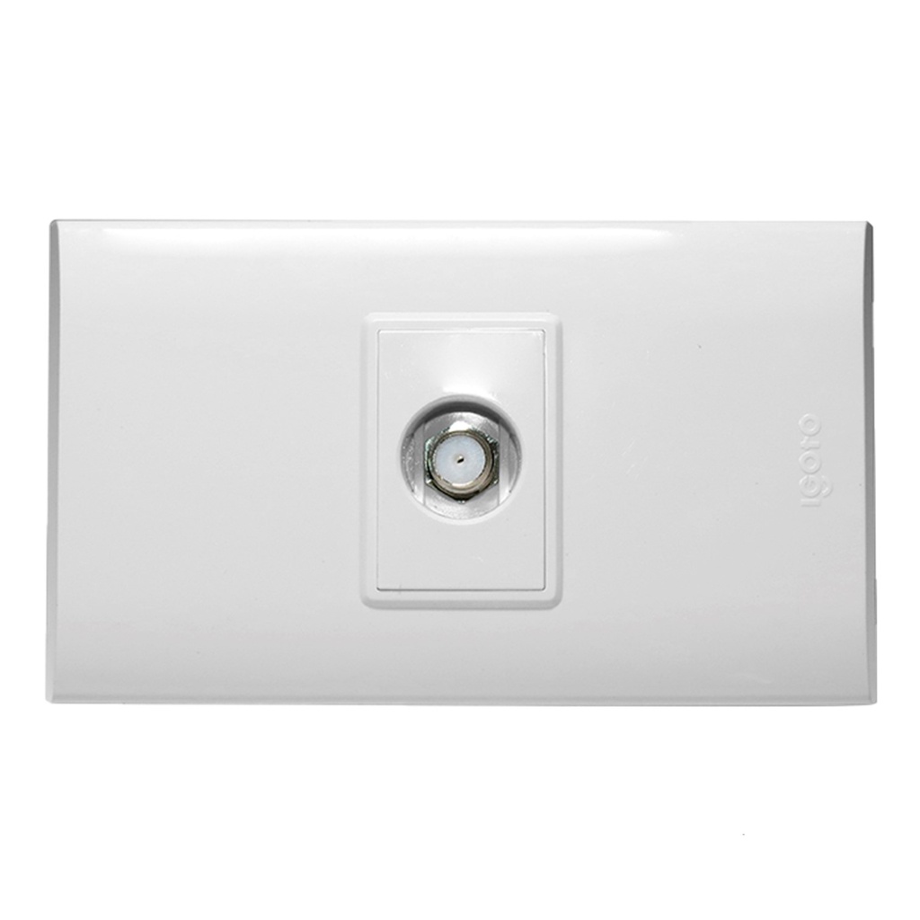 [B302-W] Igoto - Toma para TV Serie B [Blanco]