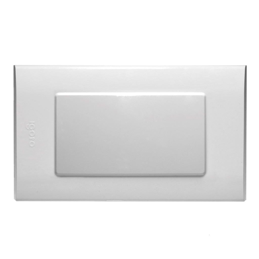 [B1200-W] Igoto - Tapa Ciega 4x2 Serie B [Blanco]