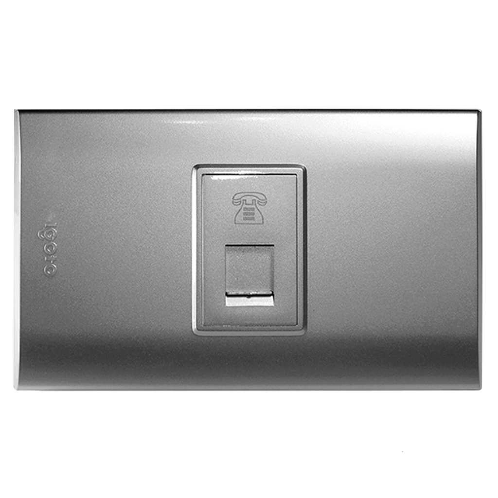 [B402-S] Igoto - Toma Telefonica Serie B [Plata]