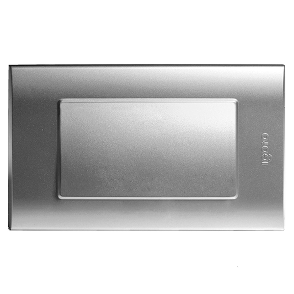 [B1200-S] Igoto - Tapa Ciega 4x2 Serie B [Plata]