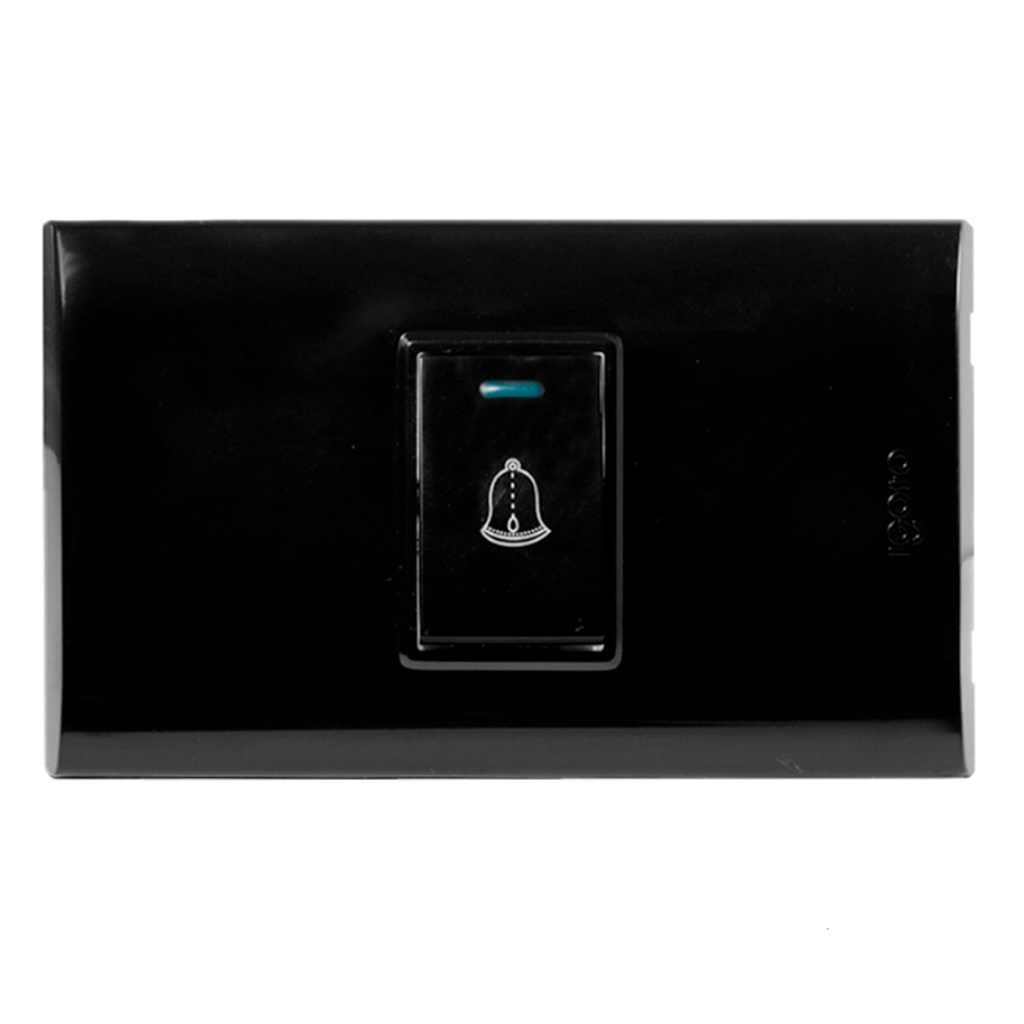 [B5401-B] Igoto - Interruptor Timbre Serie B [Negro]