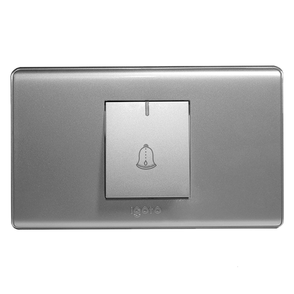 [A2091-S] Igoto - Interruptor Timbre Serie A [Plata]