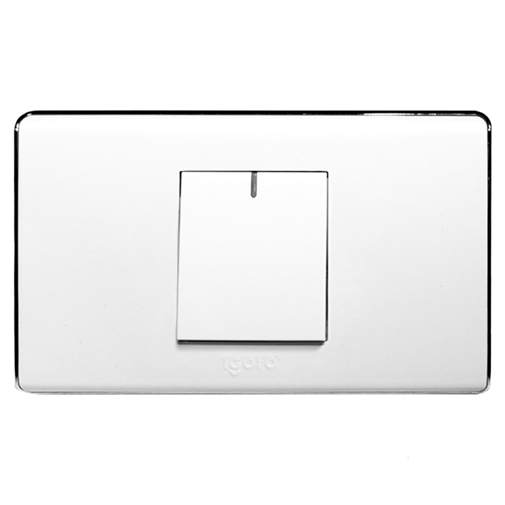 [A6012] Igoto - Interruptor Simple Pequeño Serie A [Blanco]