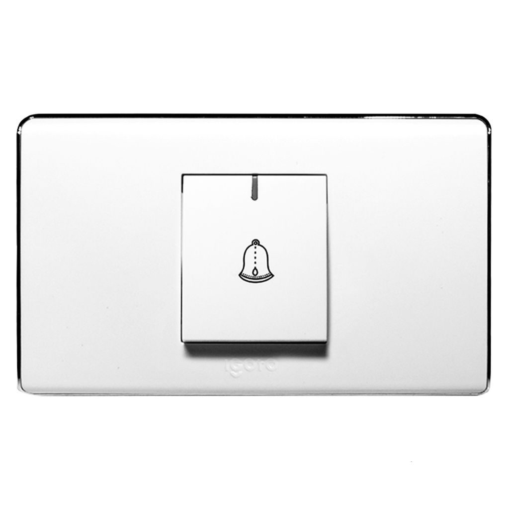 [A6091] Igoto - Interruptor Timbre Serie A [Blanco]