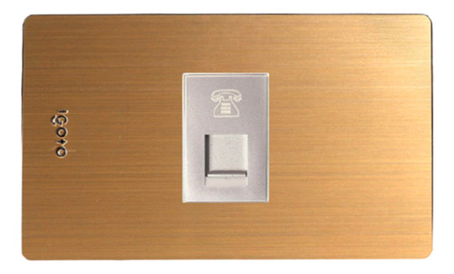 [X402] Igoto - Toma Telefonica Serie X Bronce