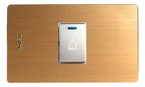 [X5401] Igoto - Interruptor Timbre Serie X Bronce