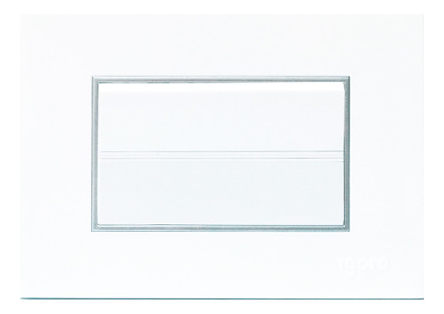 [Z512-W] Igoto - Interruptor Simple Largo Serie Z [Blanco]