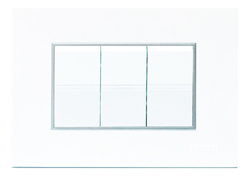 [Z516-W] Igoto - Interruptor Triple Serie Z [Blanco]