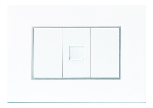 [Z408-W] Igoto - Toma de Red RJ45 Serie Z [Blanco]