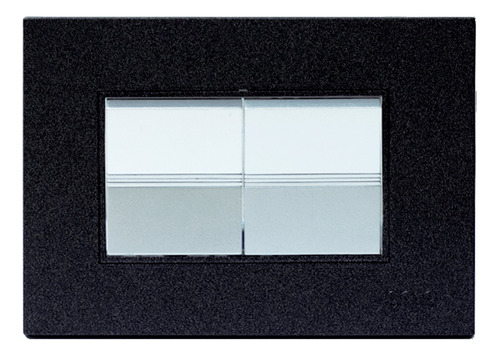 [Z514-B] Igoto - Interruptor Doble Largo Serie Z [Negro]