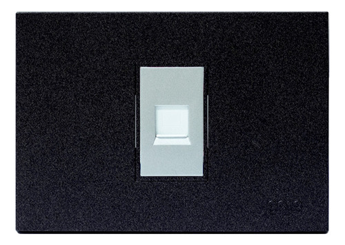 [Z408-B] Igoto - Toma de Red RJ-45 Serie Z [Negro]