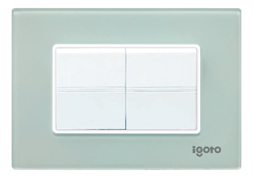 [Z514-A] Igoto - Interruptor Doble Largo Serie Z [Acrilico]