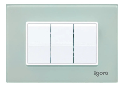 [Z516-A] Igoto - Interruptor Triple Serie Z [Acrilico]