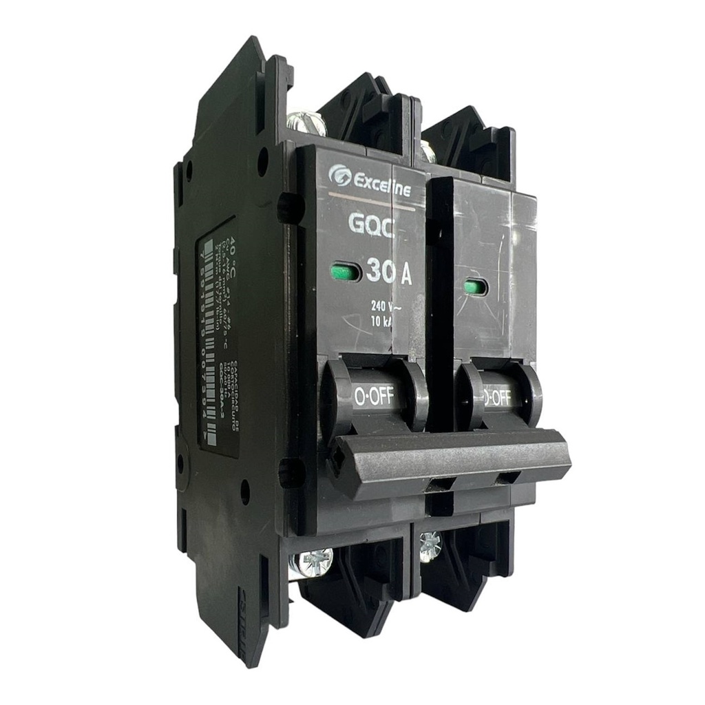 [GQC-30A-2] Exceline - Breaker Superficial GQC TermoMagnetico 30Amp [2 polos]