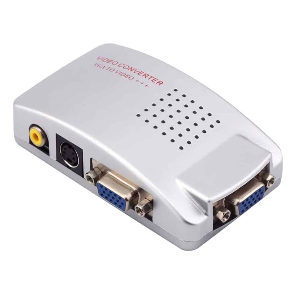 Convertidor Video VGA/RCA y S-VIDEO/RCA