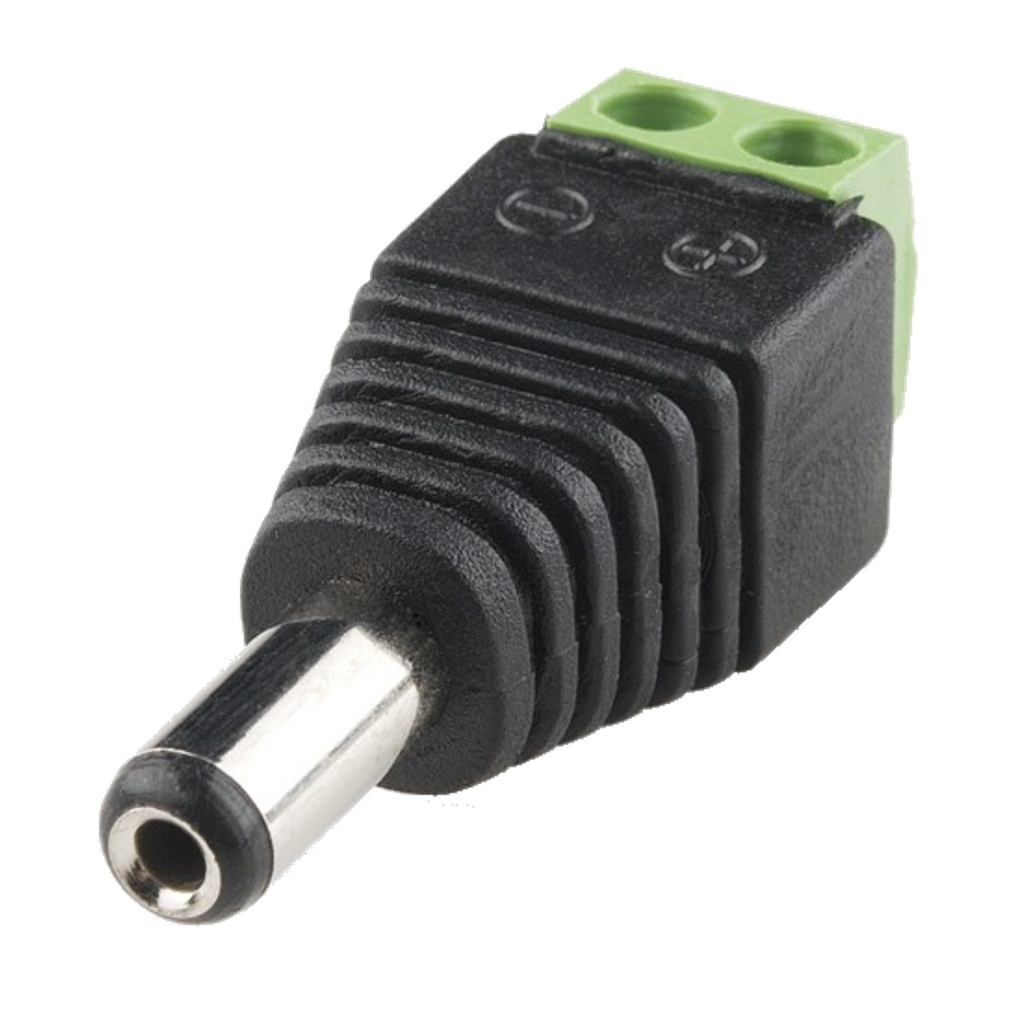 Conector 12V Macho 2.1mm [1 Unidad]