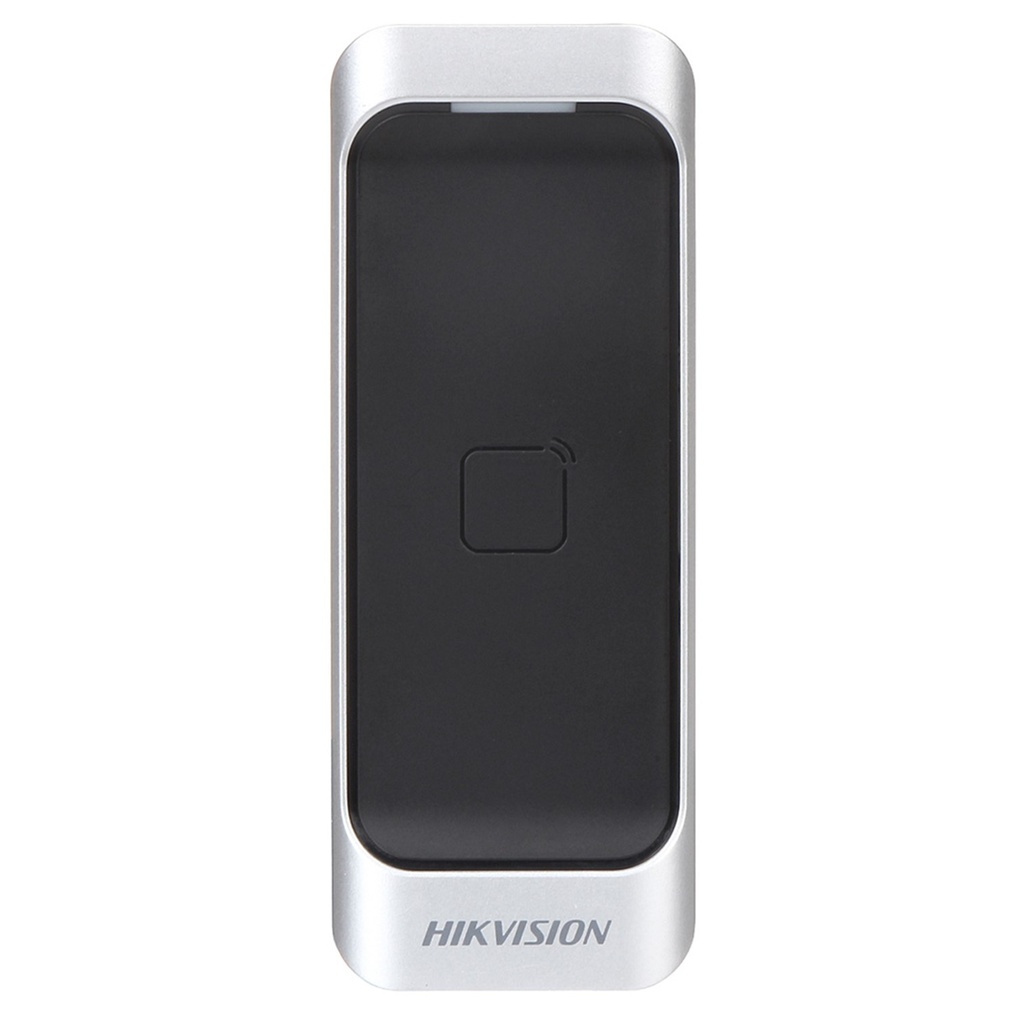 [DS-K1107AM] Hikvision - Lector de tarjetas Mifare [Frecuencia: 13,56 KHz] Protocolo RS-485, OSDP y Wiegand [W26/W34]