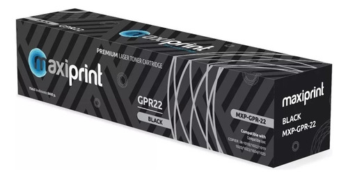 [GPR22] Maxiprint - Toner Compatible Canon Negro GPR22
