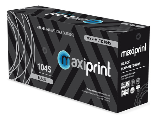 [MLT-D104S] Maxiprint - Toner Compatible Samsung Negro MLT-D104S