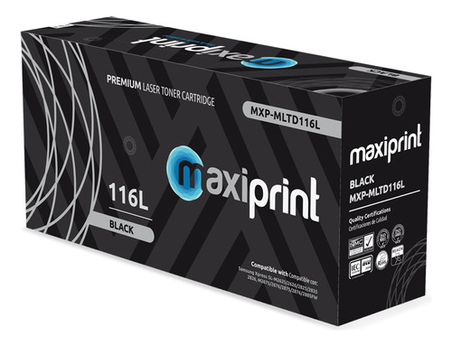 [MLT-D116L] Maxiprint - Toner Compatible Samsung Negro MLT-D116L