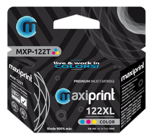 [122XL-COLOR] Maxiprint - Cartucho Tinta Color 122XL