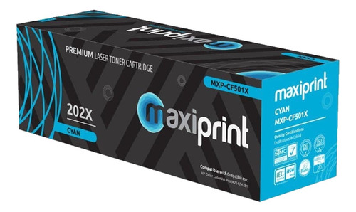 [CF501X] Maxiprint - Toner Compatible HP Cyan CF501X