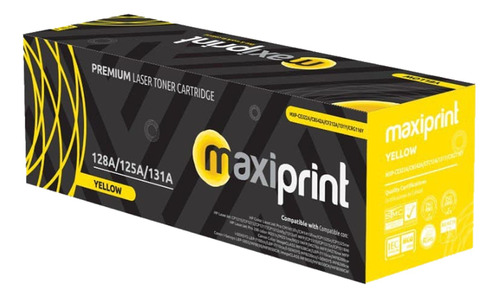 [CB542A-CE322A-CF212A] Maxiprint - Toner Compatible HP Yellow CB542A CE322A CF212A