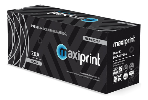 [CF226A-052] Maxiprint - Toner Compatible HP Negro CF226A Canon 052