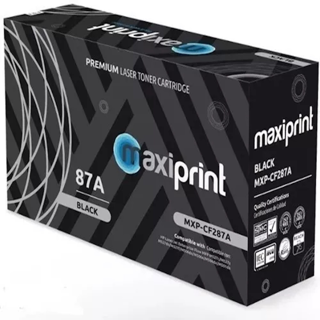 [CF287A] Maxiprint - Toner Compatible HP Negro CF287A