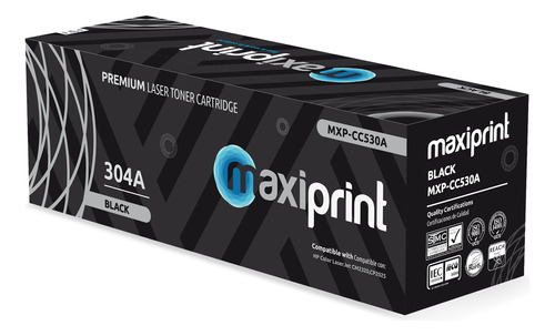 [CC530A-CE410A-CF380A-118K] Maxiprint - Toner Compatible HP Negro CC530A CE410A CF380A 118K