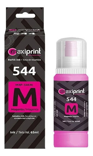 [544-M-65ML] Maxiprint - Tinta Compatible Epson 65ml Magenta 544