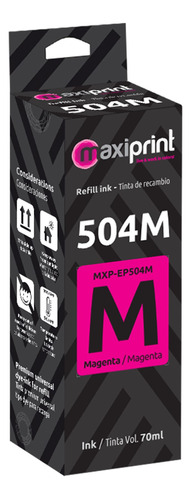 [504M-70ML] Maxiprint - Tinta Compatible Epson 70ml Magenta 504M