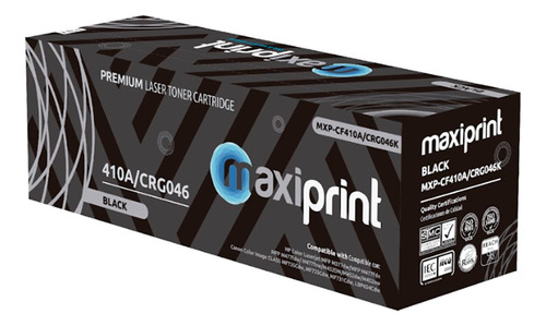 [CF410A-CRG046K] Maxiprint - Toner Compatible HP Negro CF410A Canon CRG046K