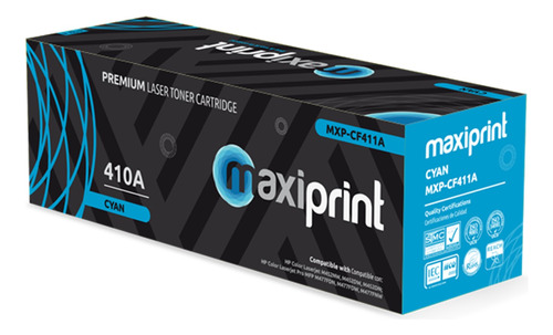 [CF411A-CRG046C] Maxiprint - Toner Compatible HP Cyan CF411A Canon CRG046C
