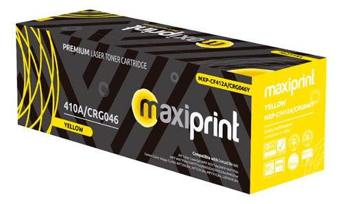 [CF412A-CRG046Y] Maxiprint - Toner Compatible HP Yellow CF412A Canon CRG046Y