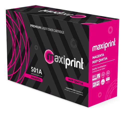 [Q6473A] Maxiprint - Toner Compatible HP Magenta Q6473A