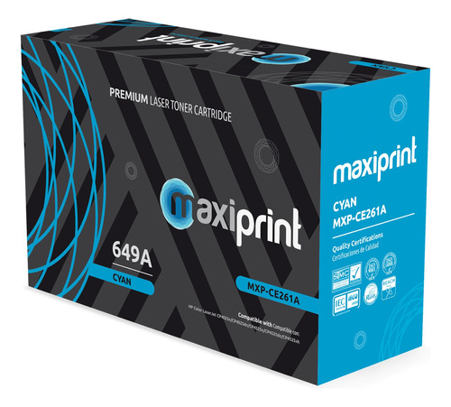 [CE261A] Maxiprint - Toner Compatible HP Cyan CE261A