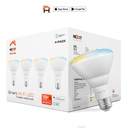 [NHB-W2104PK] Nexxt Home - Bombillo LED 10W Blanco Regulable [2700 a 6500K] Inteligente 110V BR30 WiFi [4 Unidades]
