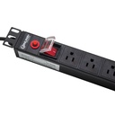 [PDU-15AEU8T] Onlink - Regleta Rack PDU 1U 8 Tomas 15Amp 110V 1650W 483x44x44mm