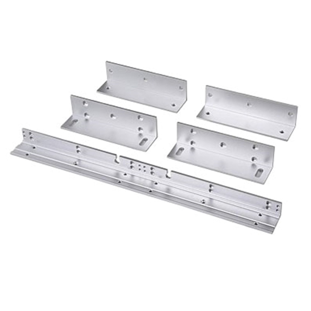 [DS-K4H258D-LZ] Hikvision - Kit de Montaje Base Z y L para Cerradura Magnética Compatible con DS-K4H258D Uso en Puerta de Madera y Metal