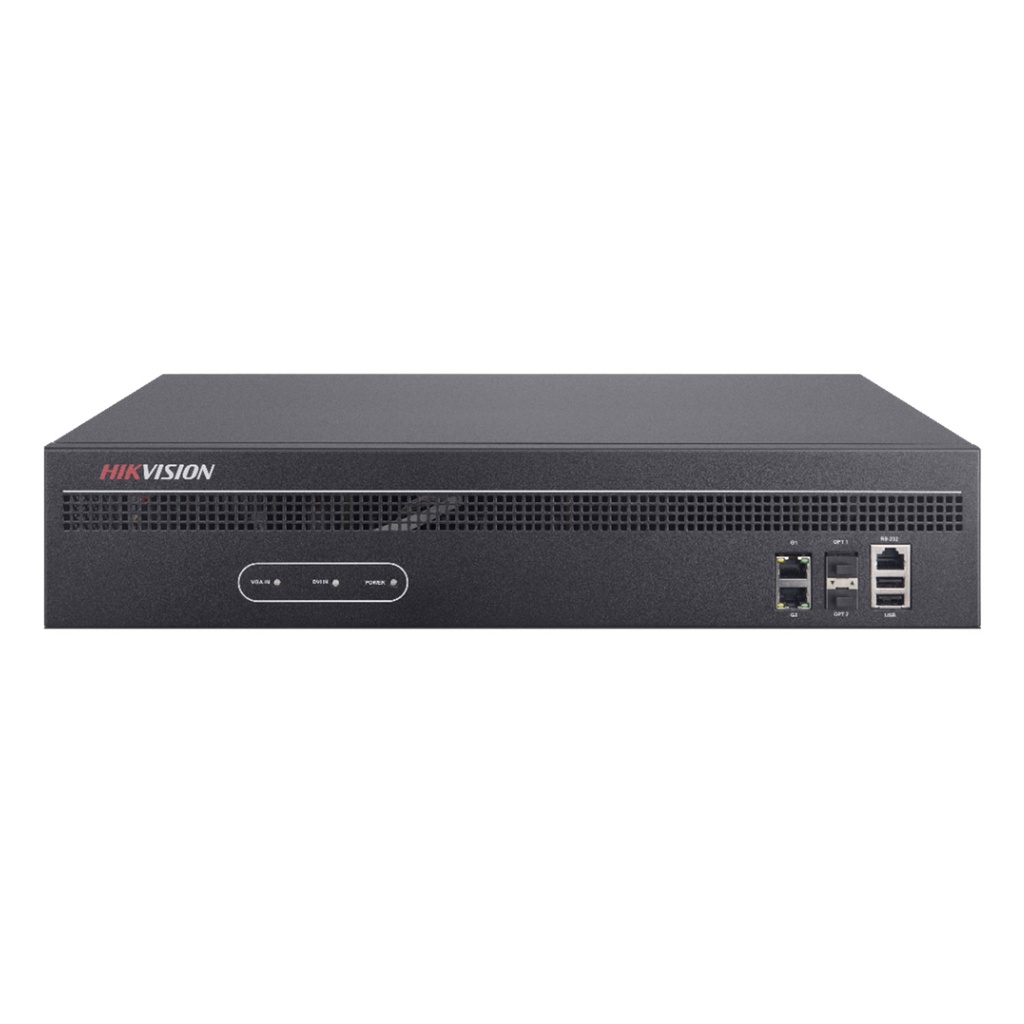 [DS-6916UDI] Hikvision - Decodificador de Vídeo de 16 Salidas HDMI 4K Soporta hasta 128 Canales de Vídeo Simultáneos Videowall