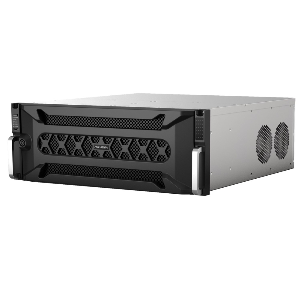 [DS-96256NI-I24/H] Hikvision - NVR 4K [12MP] 256 Canales IP 24 Sata Hot Plug 16 Alarma Video Wall 6 HDMI