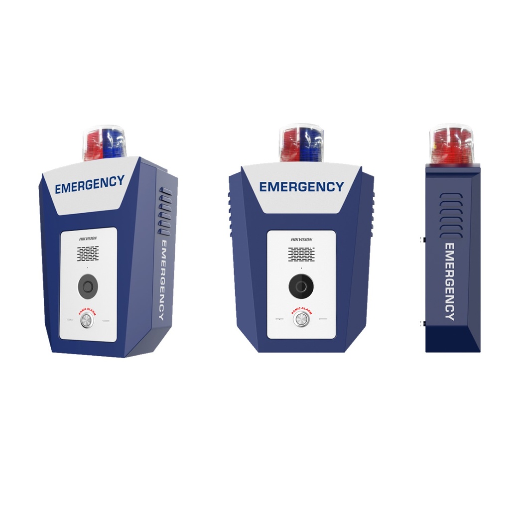 [DS-PEA2-21] Hikvision - Estación de Alarma de Pánico Cámara 2 Mp Audio Bidireccional IR 10 mts