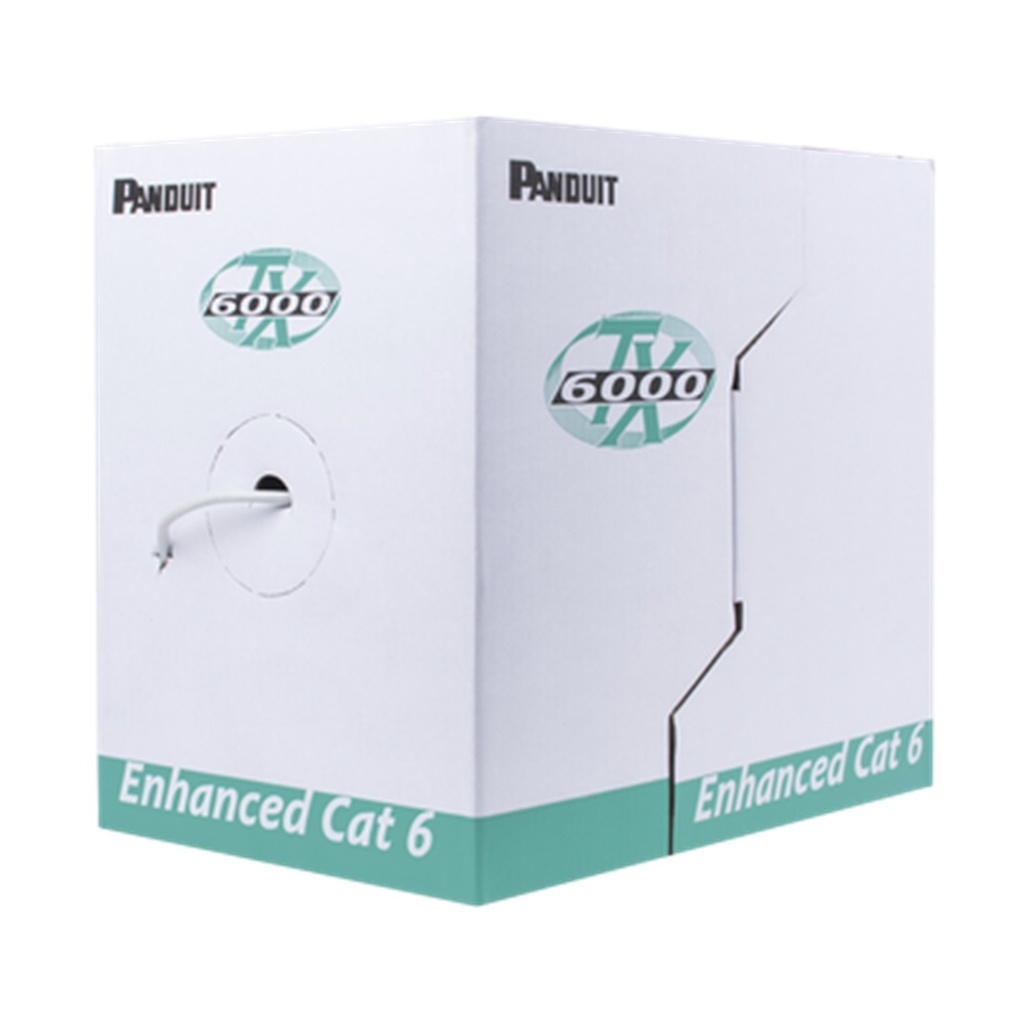 [PUL6004IG-FE] Panduit - Cable UTP CAT6 (Categoria 6) 100% Cobre LSZH-1 23 AWG Pan-Net Interior (Gris) [Caja 305 Metros]