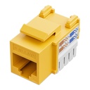[IWI-KRJ-C6-YELLOW] Iwillink  - Conector Keystone Jack Coupler RJ-45 CAT6 (Categoria 6) Amarillo [Unidad]
