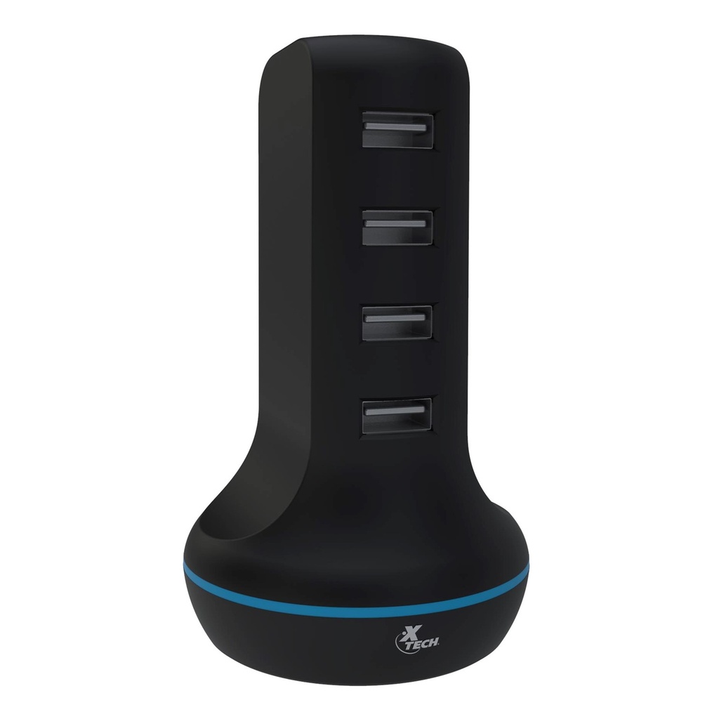 [XTA195] Xtech - Estacion para Carga 4 Puertos USB 6A 100V-240V