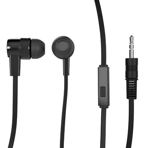 [XTG235BLACK] Xtech - Audifonos ON-THE-GO Internos con Microfono [Negro] Cable [1 Metro]