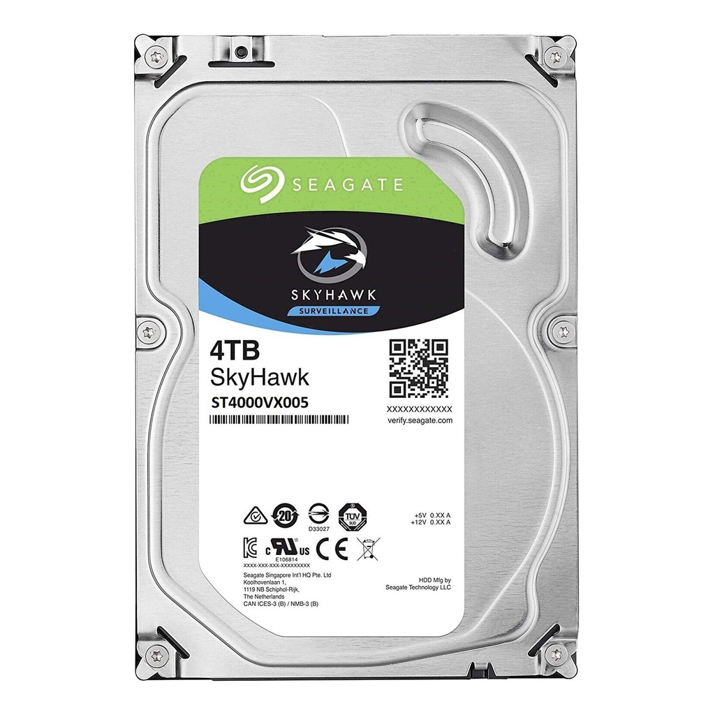 [ST4000VX005] Seagate - Disco Duro Skyhawk SATA III 4Tb 5900 rpm Cache 64Mb 3.5" Videovigilancia
