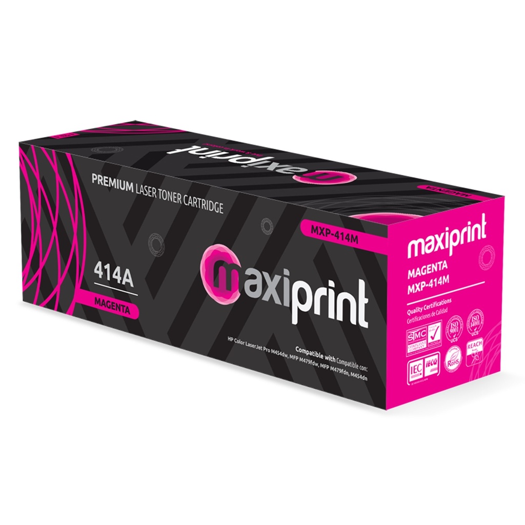 [MXP-414M(C/CHIP)] Maxiprint - Toner Compatible HP Magenta W2023A [Con Chip]