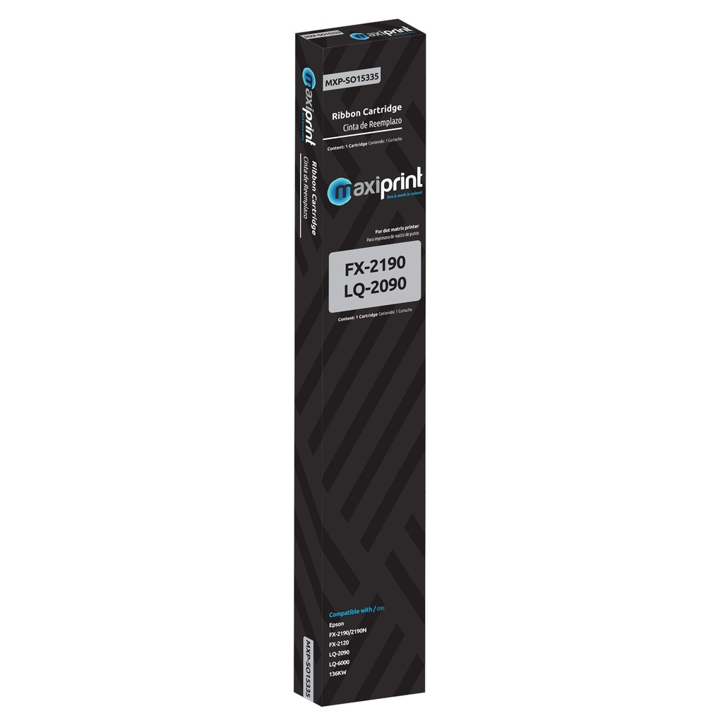 [MXP-FX2190/S015335] Maxiprint - Cinta Compatible Epson FX2190/S015335